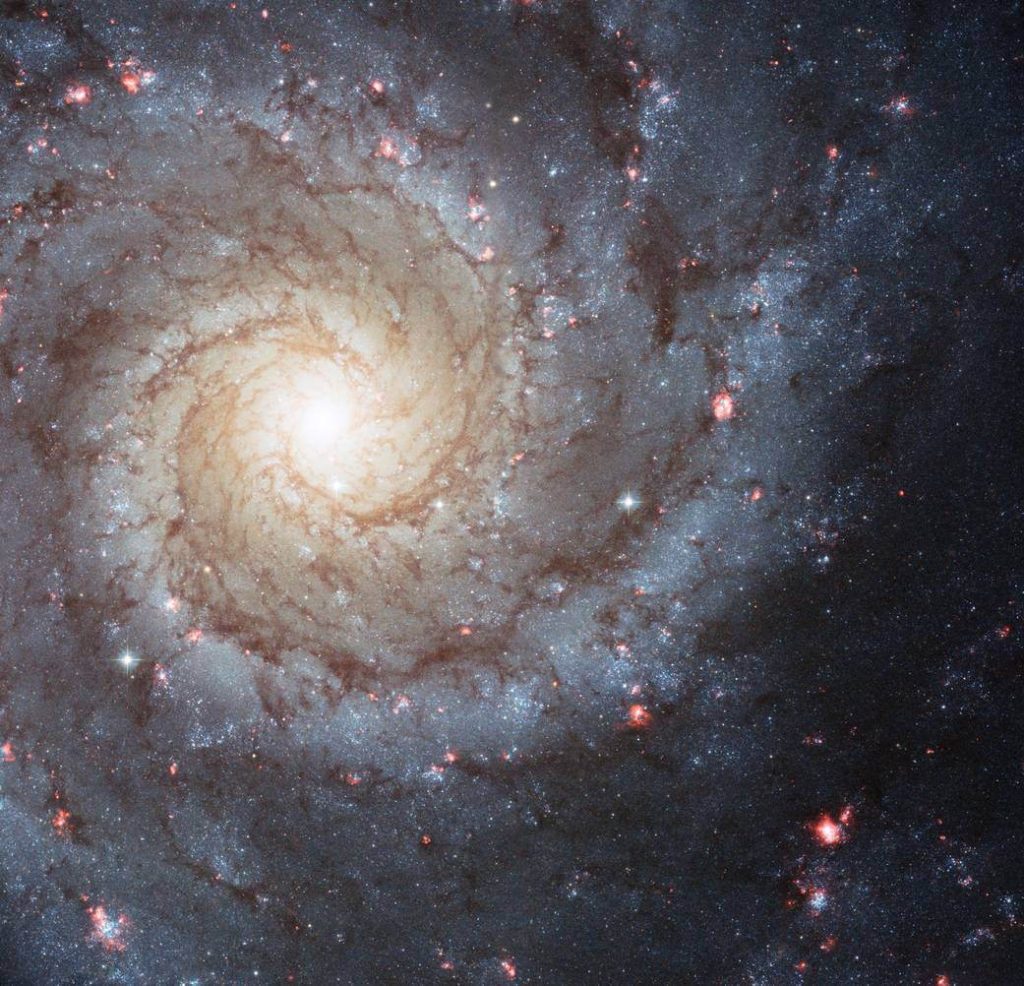 M74 ခရုပတ်ပုံ ဂလက်ဆီဟာ အလင်းနှစ် ၃၂ သန်း ဝေးပါတယ်