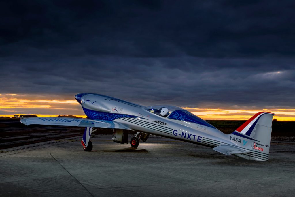 Spirit of Innovation လေယာဉ် (Photo: Rolls-Royce)