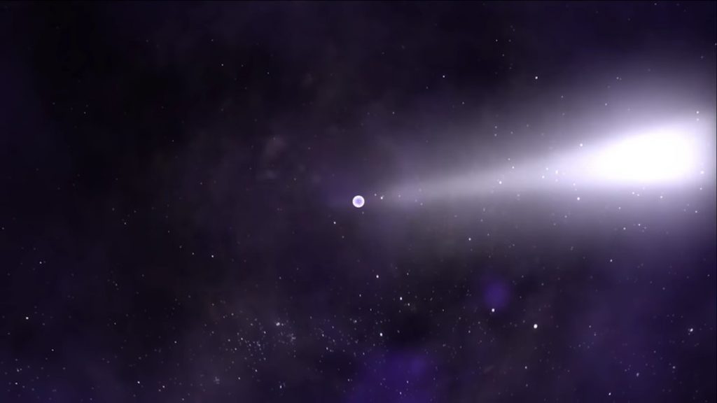 Pulsar နျူထရွန် ကြယ်ကနေ အားကောင်းတဲ့ X-ray ရောင်ချည်တွေ ထုတ်လွှတ်နေပြီး ဒီ ကြယ်တွေဟာ တစ်စက္ကန့်ကို အပတ်ရေ ရာနဲ့ချီပြီး လည်ပတ်နေ ကြပါတယ်