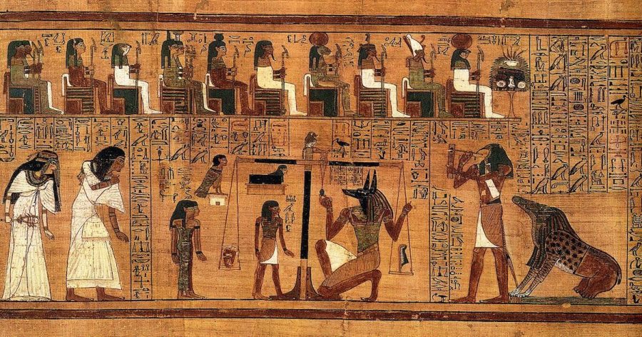 Egyptian-book-of-the-dead-Weighing-of-the-Heart