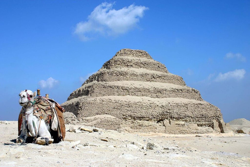 step pyramid at Saqqara necropolis